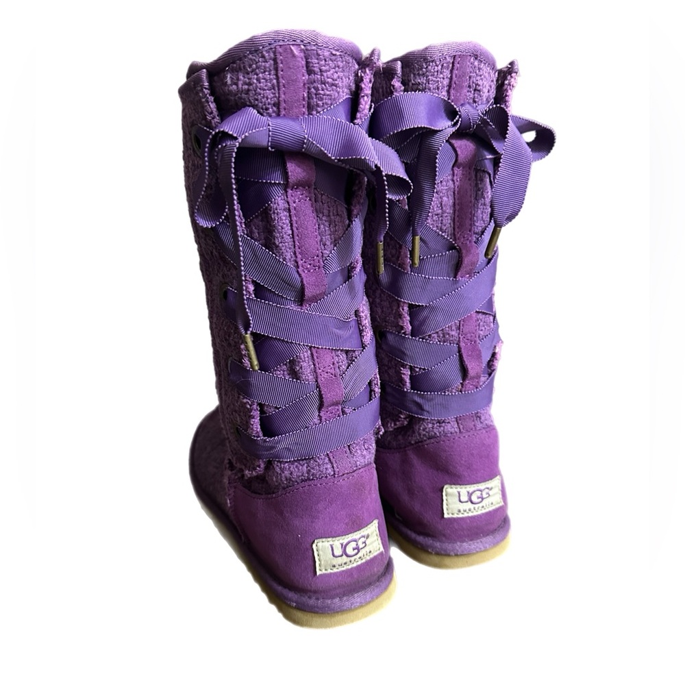 UGG Heirloom Kids Lace Up Boots